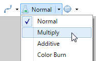 Per-tool blending modes in the Paint.NET 4.0 toolbar