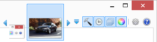 The top-right toolbar in Paint.NET 4.0