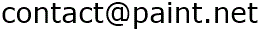 Paint.NET contact email address (shown as an image)